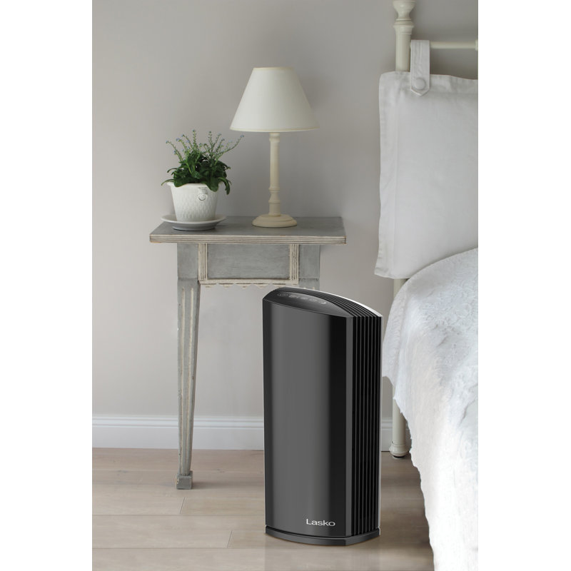 Lasko Tower Air Purifier with True HEPA Filter for 232 Cubic Feet Wayfair